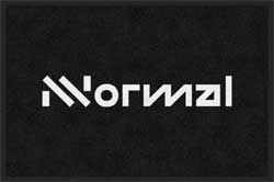2' x 3' (24" x 35") Digiprint HD THE NORMAL  Indoor Logo Mat