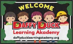 3' x 5' (35" x 58") Digiprint HD DAFFY DUCK  Indoor Logo Mat
