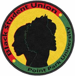 3' Round (35" inches) Digiprint HD Custom Shape BLACK STUDENT UNION  Indoor Logo Mat