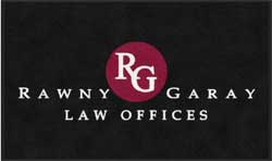 3' x 5' (35" x 58") Colorstar Impressions RAWNY GARAY Indoor Logo Mat