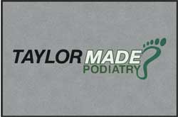 4' x 6' (45" x 69") ColorStar Impressions TAYLOR MADE  Indoor Logo Mat
