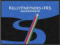 3' x 4' (35" x 47") Digiprint HD KELLY PARTNERS  Indoor Logo Mat