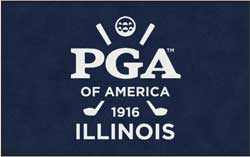 5' x 8' (58" x 95") ColorStar Impressions PGA OF AMERICA Indoor Logo Mat