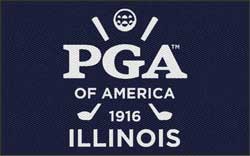 5' x 8' (58" x 95") Berber Impressions HD PGA OF AMERICA  Indoor/Outdoor Logo mat