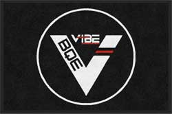 2' x 3' ( 24" x 35" ) ColorStar Impressions BQE VIBE Indoor Logo Mat