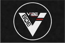 4' x 6' (45" x 69") ColorStar Impressions BQE VIBE  Indoor Logo Mat