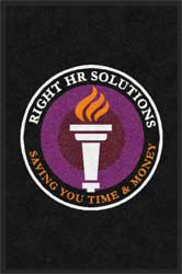 2' x 3' (24" x 35") Digiprint HD RIGHT HR  Indoor Logo Mat