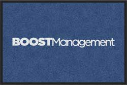 2' x 3' (24" x 35") Digiprint HD  BOOST MANAGEMENT Indoor Logo Mat