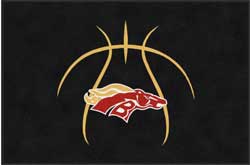4' x 6' (45" x 69") ColorStar Impressions BRONCOS  Indoor Logo Mat