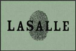 4' x 6' (45" x 69") Waterhog Impressions HD LASALLE Indoor/Outdoor Logo Mat