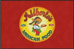 4' x 6' (45" x 69") ColorStar Impressions ALIBERTO'S  Indoor Logo Mat