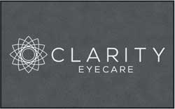 5' x 8' (58" x 95") ColorStar Impressions CLARITY EYECARE  Indoor Logo Mat
