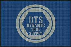 4' x 6' (45" x 69") Waterhog Inlay DTS Indoor /Outdoor Logo Mat