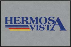 4' x 6' (45" x 69") ColorStar Impressions  HERMOSA VISTA  Indoor Logo Mat