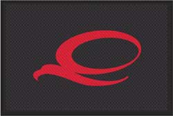 4' x 6' (45" x 69") Superscrape Impressions QUALITY MOTORSPORTS Rubber Logo Mat