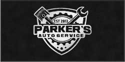 3' x 6' (35" x 69") ColorStar Impressions PARKER'S  Indoor Logo Mat