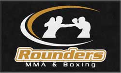 3' x 5' (35" x 58") Colorstar Impressions ROUNDERS  Indoor Logo Mat