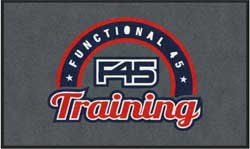 3' x 5' (35" x 58") Colorstar Impressions F45 TRAINING  Indoor Logo Mat