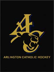 6' x 8' (70" x 96") Waterhog Impressions HDARLINGTON CATHOLIC HOCKEY  Indoor/Outdoor Logo Mat
