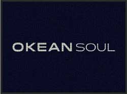 3' x 4' (35" x 45") Waterhog Impressions HD OKEAN SOUL  Indoor-Outdoor Logo Mat