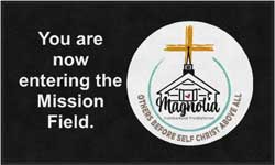 3' x 5' (35" x 58") Digiprint HD MAGNOLIA CP  Indoor Logo Mat