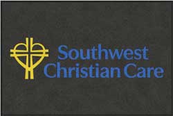 4' x 6' (45" x 69") Digiprint HD SOUTHWEST CHRISTIAN  Indoor Logo Mat