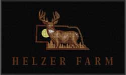 3' x 5' (35" x 58") Waterhog Impressions HD HELZER FARM  Indoor/Outdoor Logo Mat