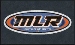 3' x 5' (35" x 58") Digiprint HD MLR MOTORSPORTS  Indoor Logo Mat