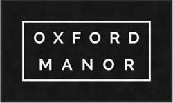 3' x 5' (35" x 58") Digiprint HD OXFORD MANOR  Indoor Logo Mat