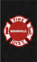 6' x 10' (68" x 119") Colorstar Impressions  BENSENVILLE Indoor Logo Mat