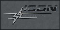 4' x 8' (45" x 95") ColorStar Impressions ICON ELECTRIC Indoor Logo Mat