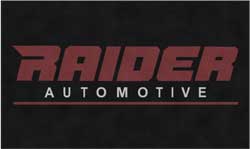 6' x 10' (68" x 119") Colorstar Impressions RAIDER  Indoor Logo Mat