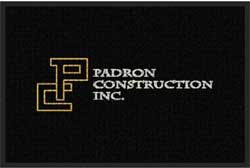 2' x 3' ( 22" x 35") Waterhog Impressions HD PADRON  Indoor/Outdoor logo mat