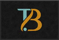 2' x 3' (24" x 35") Digiprint HD BLAND & TREGRE  Indoor Logo Mat