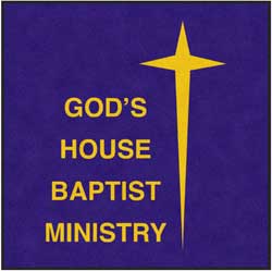 6' x 6'(69" x 69") ColorStar Impressions GOD'S HOUSE Indoor Logo Mat