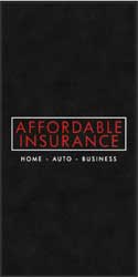 3' x 6' (35" x 68") Colorstar Impressions AFFORDABLE INSURANCE Indoor Logo Mat