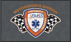 3' x 5' (35" x 58") Colorstar Impressions EMSS  Indoor Logo Mat