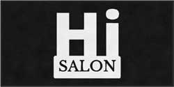 3' x 6' (35" x 68") Colorstar Impressions HI SALON  Indoor Logo Mat