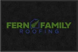 2' x 3' ( 24" x 35" ) ColorStar Impressions FERN FAMILY  Indoor Logo Mat