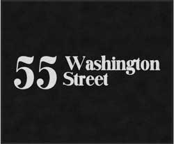 5' x 6' (58" x 68") ColorStar Impressions 55 WASHINGTON ST  Indoor Logo Mat