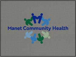 6' x 8' (70" x 96") Waterhog Impressions HD MANET COMMUNITY HEALTH  Indoor/Outdoor Logo Mat