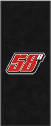 2' x 5' (24" x 58") Colorstar Impressions 58R Indoor Logo Mat