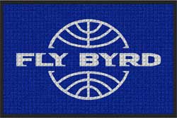 2' x 3' ( 22" x 35") Waterhog Impressions HD FLY BYRD  Indoor/Outdoor logo mat