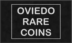 3' x 5' (35" x 58") Colorstar Impressions OVIEDO RARE COINS  Indoor Logo Mat