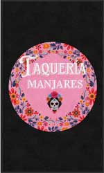 3' x 5' (35" x 58") Digiprint HD TAQUERIA MANJARES   Indoor Logo Mat