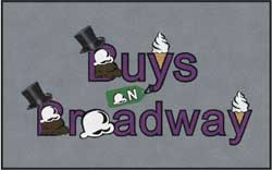 5' x 8' ( 58" x 95") Digiprint HD BUYS ON BROADWAY  Indoor Logo Mat