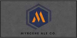 3' x 6' (35" x 69") Digiprint HD MYRCENE ALE  Indoor Logo Mat