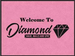 3' x 4' (35" x 47") Digiprint HD DIAMOND  Indoor Logo Mat