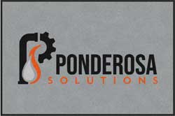 4' x 6' (45" x 69") Colorstar Impressions  PONDEROSA  Indoor Logo Mat