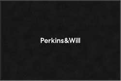 4' x 6' (45" x 68") Colorstar Impressions PERKINS AND WILL Indoor Logo Mat
